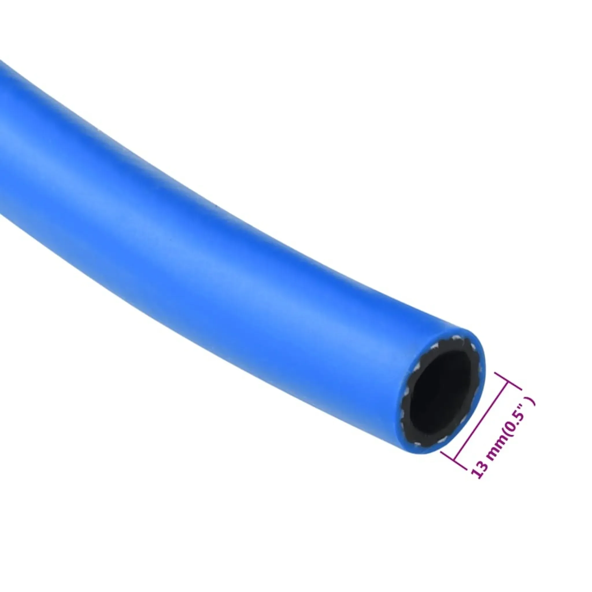 Luftschlauch PVC 2 m – Blau, verstärkt